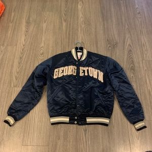 70's/80's Vintage Georgetown Hoyas Starter Varsity Bomber Jacket